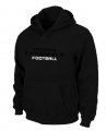 Arizona Cardinals Authentic font Pullover Hoodie Black