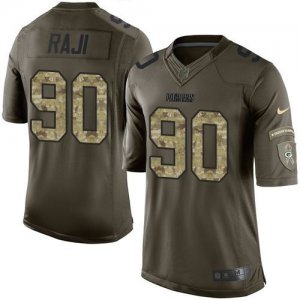 Nike Green Bay Packers #90 B.J. Raji Green Men\'s Stitched Jerseys(Limited)