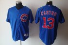 mlb chicago cubs #13 castro blue