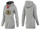 NHL Women Boston Bruins Logo Pullover Hoodie 8