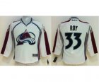 Youth nhl jerseys colorado avalanche #33 roy white