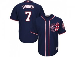 Youth Washington Nationals #7 Trea Turner Navy Blue Cool Base Stitched MLB Jersey