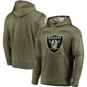 Nike Raiders Olive Salute To Service Mens Pullove Hoodie