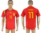 Spain 11 VITOLO Home 2018 FIFA World Cup Thailand Soccer Jersey