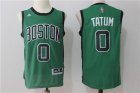 Celtics #0 Jayson Tatum Green Swingman Jersey