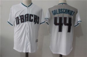 Diamondbacks #44 Paul Goldschmidt White Capri Cool Base Jersey