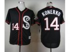 MLB Chicago White Sox #14 Paul Konerko Black New Cool Base Stitched Baseball jerseys