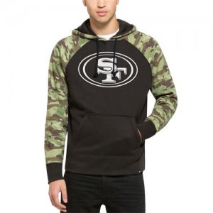 Men\'s San Francisco 49ers \'47 Black Alpha Hoodie