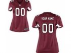 Women's Nike Arizona Cardinals Customized Game Team red Jerseys