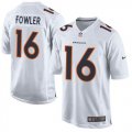 Nike Denver Broncos #16 Bennie Fowler White Men Stitched NFL Game Event Jersey