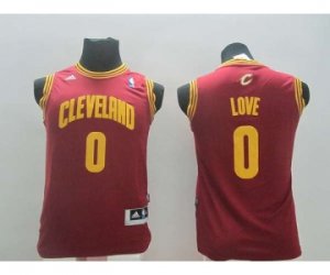 youth nba cleveland cavaliers #0 love red[revolution 30 swingman]