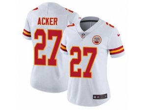 Women Nike Kansas City Chiefs #27 Kenneth Acker Vapor Untouchable Limited White NFL Jersey