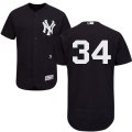 2016 Men's New York Yankees #34 Brian McCann Navy Majestic Blue Flexbase Authentic Collection MLB Jersey