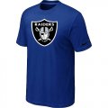 Oakland Raiders Sideline Legend Authentic Logo T-Shirt Blue