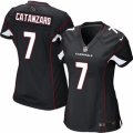 Womens Nike Arizona Cardinals #7 Chandler Catanzaro Limited Black Alternate NFL Jersey