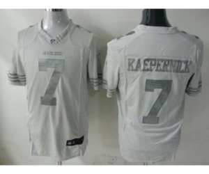 Nike san francisco 49ers #7 kaepernick New White Platinum jerseys[game]