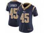 Women Nike Los Angeles Rams #45 Zach Laskey Vapor Untouchable Limited Navy Blue Team Color NFL Jersey