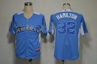 2012 MLB ALL STAR Texas Rangers #32 Josh Hamilton blue[Cool Base]