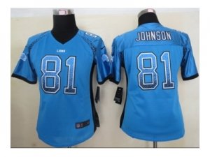 nike women nfl jerseys detroit lions #81 calvin johnson blue[Elite drift fashion]