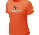 Women Houston Texans Orange T-Shirt