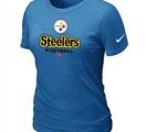 Women Pittsburgh Steelers L.blue T-Shirt