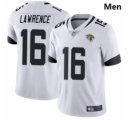 Men Jacksonville Jaguars #16 Trevor Lawrence White 2021 Draft Jersey