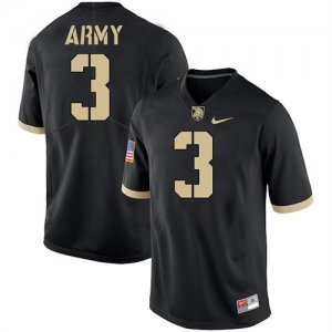 Army Black Knights 3 Jordan Asberry Black College Football Jersey