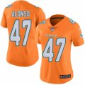 Women's Nike Miami Dolphins #47 Kiko Alonso Limited Orange Rush NFL Jersey