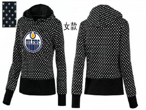 NHL Women Edmonton Oilers Logo Pullover Hoodie 14