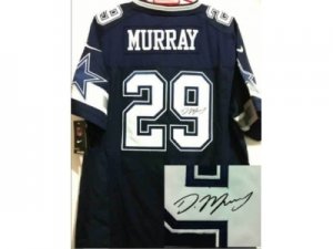 Nike Dallas Cowboys #29 DeMarco Murray dk.blue jerseys[Elite signature]