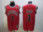 nba chicago bulls #1 rose red[2012 latin nights]