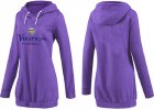 Women Minnesota Vikings Logo Pullover Hoodie-047