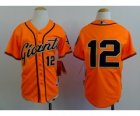 Youth mlb jerseys san francisco giants #12 panik orange[sf style]