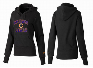 Women Chicago bears Logo Pullover Hoodie-014