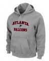 Atlanta Falcons Heart & Soul Pullover Hoodie Grey
