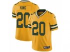 Mens Nike Green Bay Packers #20 Kevin King Limited Gold Rush NFL Jersey