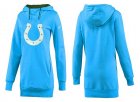 Women Indianapolis Colts Logo Pullover Hoodie-055