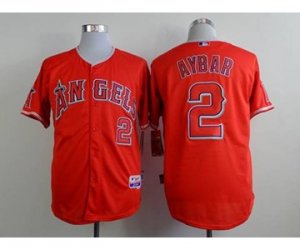 mlb jerseys los angeles angels #2 aybar red