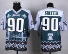 Nike Philadelphia Eagles #90 Smith Jerseys(Style Noble Fashion Elite)