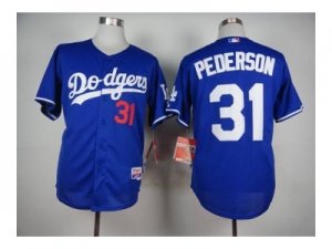 mlb jerseys los angeles dodgers #31 pederson blue