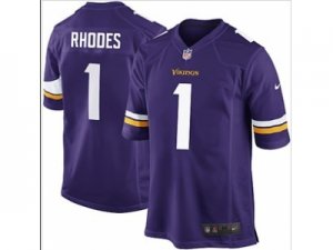 Nike NFL Minnesota Vikings #1 rhodes purple jerseys[rhodes][game]