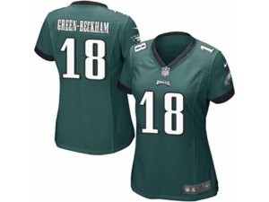 Women Nike Philadelphia Eagles #18 Dorial Green-Beckham Game Midnight Green Team Color NFL Jersey