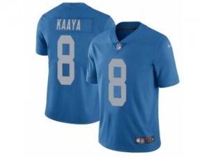 Mens Nike Detroit Lions #8 Brad Kaaya Limited Blue Alternate Vapor Untouchable NFL Jersey