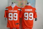 Nike Cleveland Browns #99 Paul Kruger Orange Jerseys(Game)