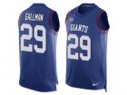 Mens Nike New York Giants #29 Wayne Gallman Limited Royal Blue Player Name & Number Tank Top NFL Jersey