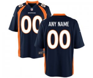 Men\'s Denver Broncos Nike Blue Custom Game Jersey