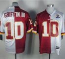 Nike Redskins #10 Robert Griffin III With Hall of Fame 50th Patch NFL Elite Jersey