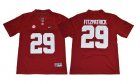 Alabama Crimson Tide #29 Minkah Fitzpatrick Red Football Jersey