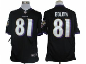 Nike NFL Baltimore Ravens #81 Anquan Boldin black Jerseys (Limited)