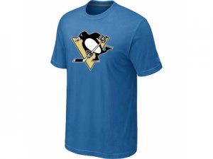 NHL Pittsburgh Penguins Big & Tall Logo light Blue T-Shirt